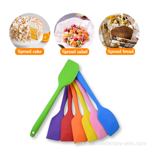 Makanan Silicone Memasak Nonstick Cream Scraper